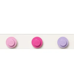 Knager*LEGO® Storage Knagerække - 33 cm - Lilla/Rosa