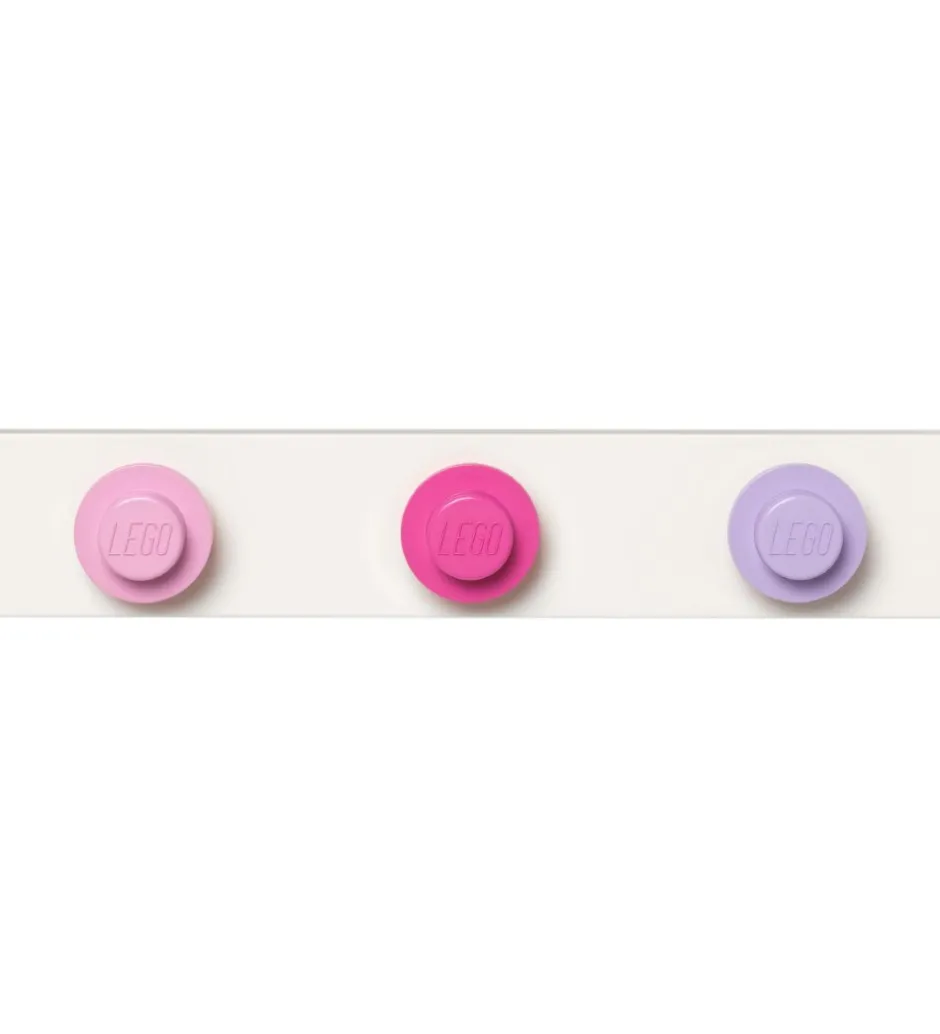 Knager*LEGO® Storage Knagerække - 33 cm - Lilla/Rosa