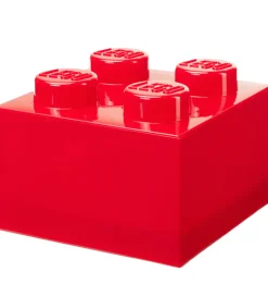 Bokse Og Kasser|Opbevaring*LEGO® Storage Opbevaringsboks - 4 Knopper - Translucent Red