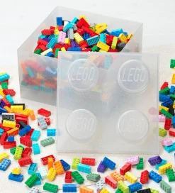 Bokse Og Kasser|Opbevaring*LEGO® Storage Opbevaringsboks - 4 Knopper - Glitter Translucent