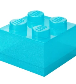 Bokse Og Kasser|Opbevaring*LEGO® Storage Opbevaringsboks - 4 Knopper - Glitter Light Blue