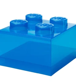 Bokse Og Kasser|Opbevaring*LEGO® Storage Opbevaringsboks - 4 Knopper - Translucent Blue