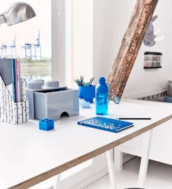 LEGO® Storage Opbevaringsskuffe - 4 Knopper - 25x25x18 - Mørkegr