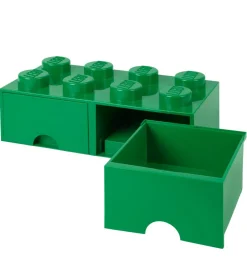 Skuffer*LEGO® Storage Opbevaringsskuffe - 8 Knopper - 50x25x18 - Grøn