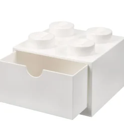 Skuffer*LEGO® Storage Opbevaringsskuffe - 4 Knopper - 15x15x9 - Hvid