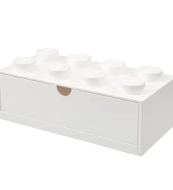 Skuffer*LEGO® Storage Opbevaringsskuffe - 8 Knopper - 31x15x9 - Hvid