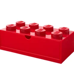 Skuffer*LEGO® Storage Opbevaringsskuffe - 8 Knopper - 31x15x9 - Rød