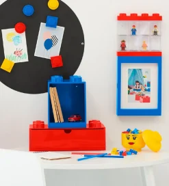 Skuffer*LEGO® Storage Opbevaringsskuffe - 8 Knopper - 31x15x9 - Rød