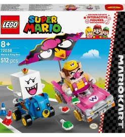Lego®|Konstruktionslegetøj*LEGO® Super Mario - Mario Kart Wario Og King Boo 72038 - 512 Del