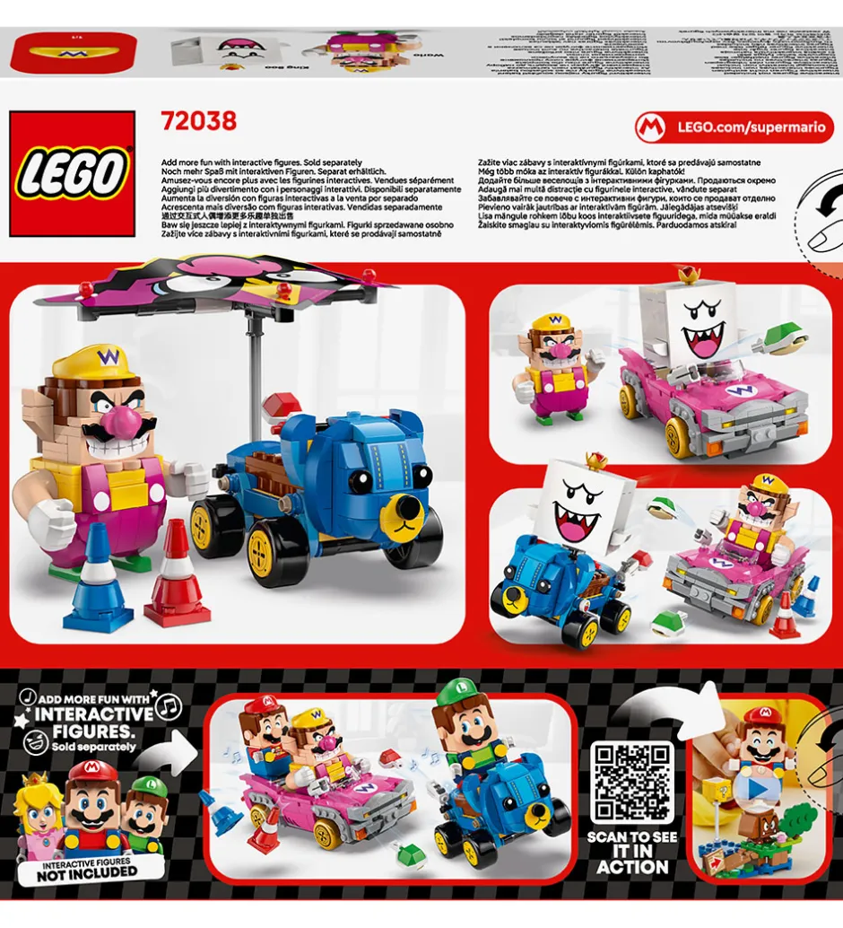 Lego®|Konstruktionslegetøj*LEGO® Super Mario - Mario Kart Wario Og King Boo 72038 - 512 Del