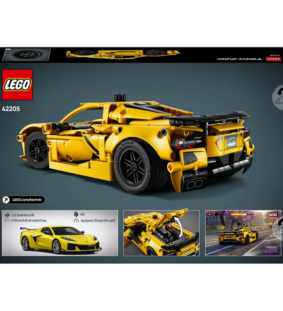 Lego®|Byg Og Klodser*LEGO® Technic - Chevrolet Corvette Stingray 42205 - 732 Dele
