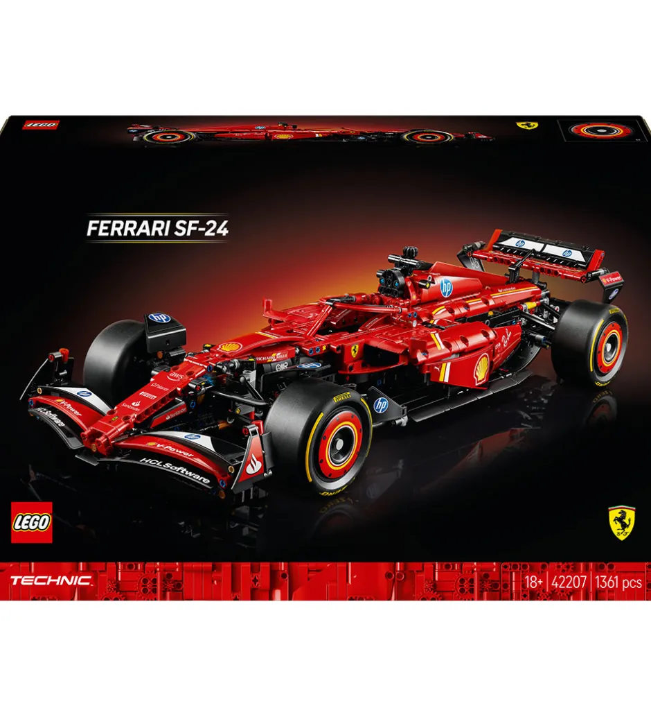 Lego®|Byg Og Klodser*LEGO® Technic - Ferrari SF-24 42207 - 1361 Dele