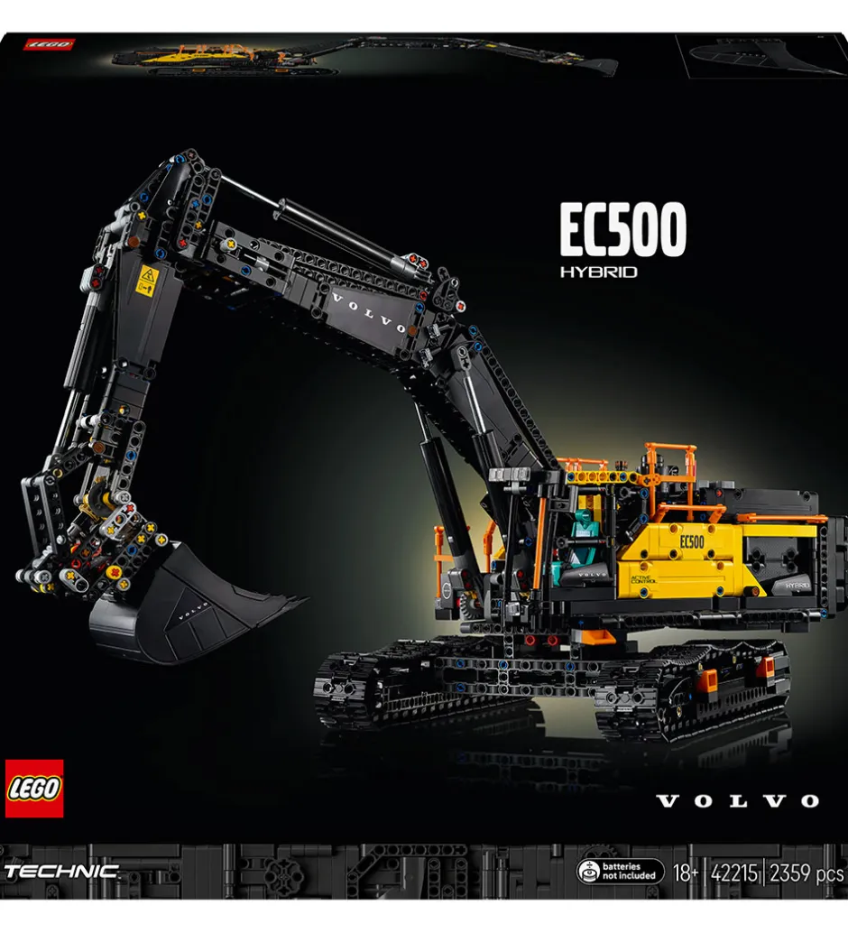 Lego®|Konstruktionslegetøj*LEGO® Technic - Volvo EC500 Hybrid Gravemaskine 42215 - 2359 Del