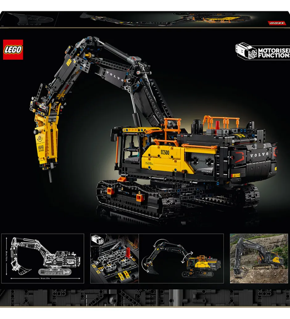 Lego®|Konstruktionslegetøj*LEGO® Technic - Volvo EC500 Hybrid Gravemaskine 42215 - 2359 Del
