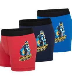 Børn LEGO® Wear City Boxershorts - 3-pak - LwaGan - Blå/Rød