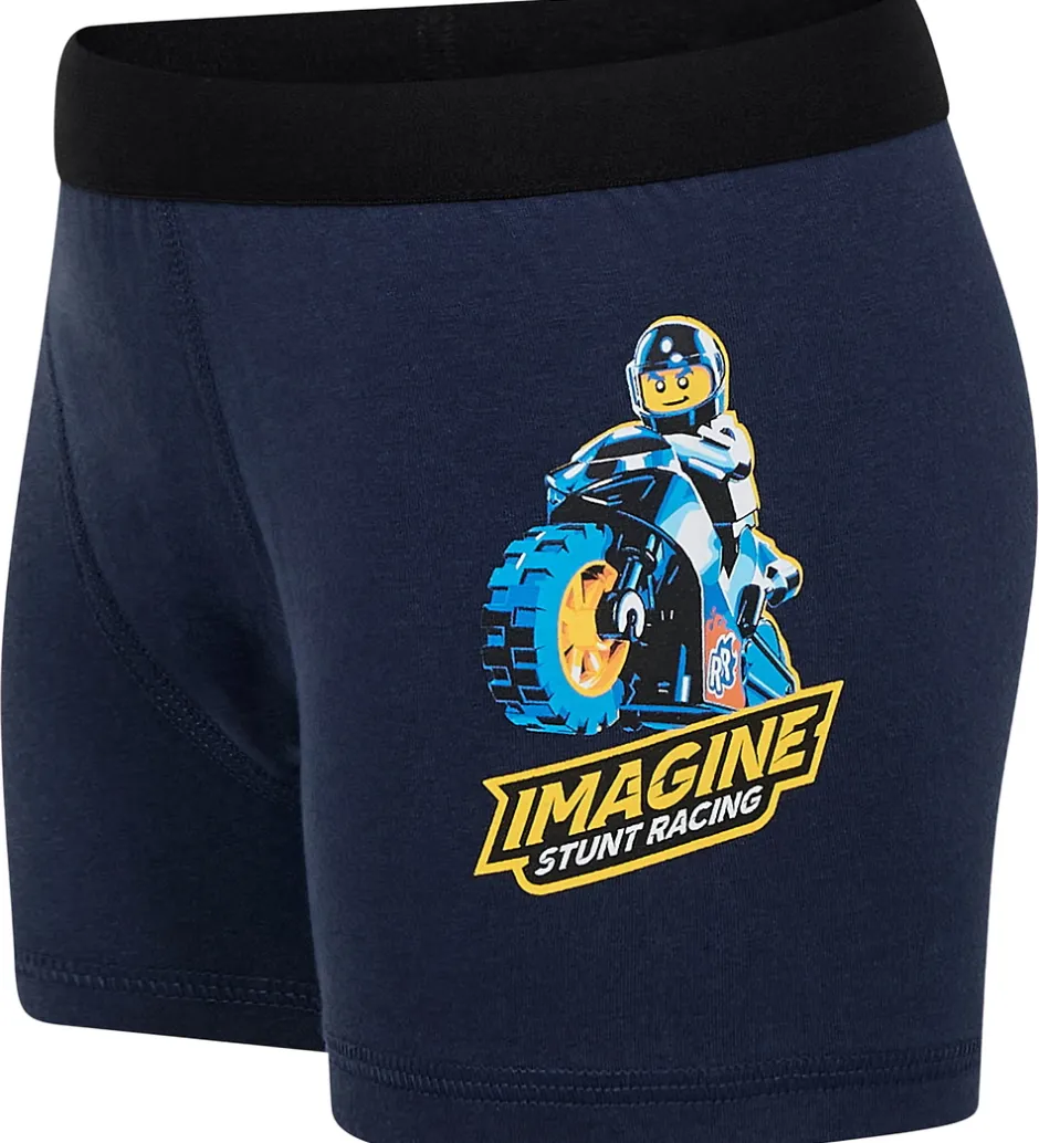 Børn LEGO® Wear City Boxershorts - 3-pak - LwaGan - Blå/Rød