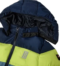Børn LEGO® Wear Dynejakke - LWJipe 705 - Navy/Blå/Gul