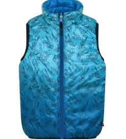 Dunveste Og Dyneveste*LEGO® Wear Dynevest - Vendbar - LWJesse 203 - Blå/Lyseblå m. Pri