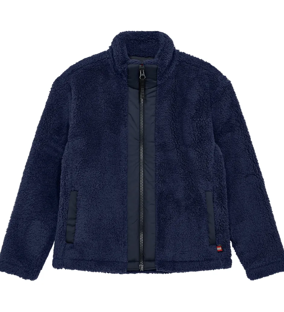 Børn LEGO® Wear Fleecejakke - Teddy - LWSaku 206 - Navy