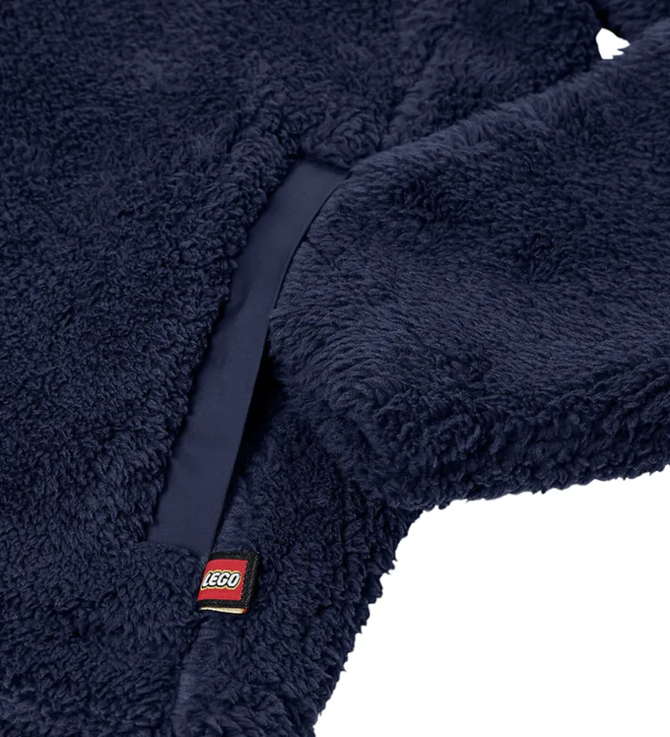 Børn LEGO® Wear Fleecejakke - Teddy - LWSaku 206 - Navy