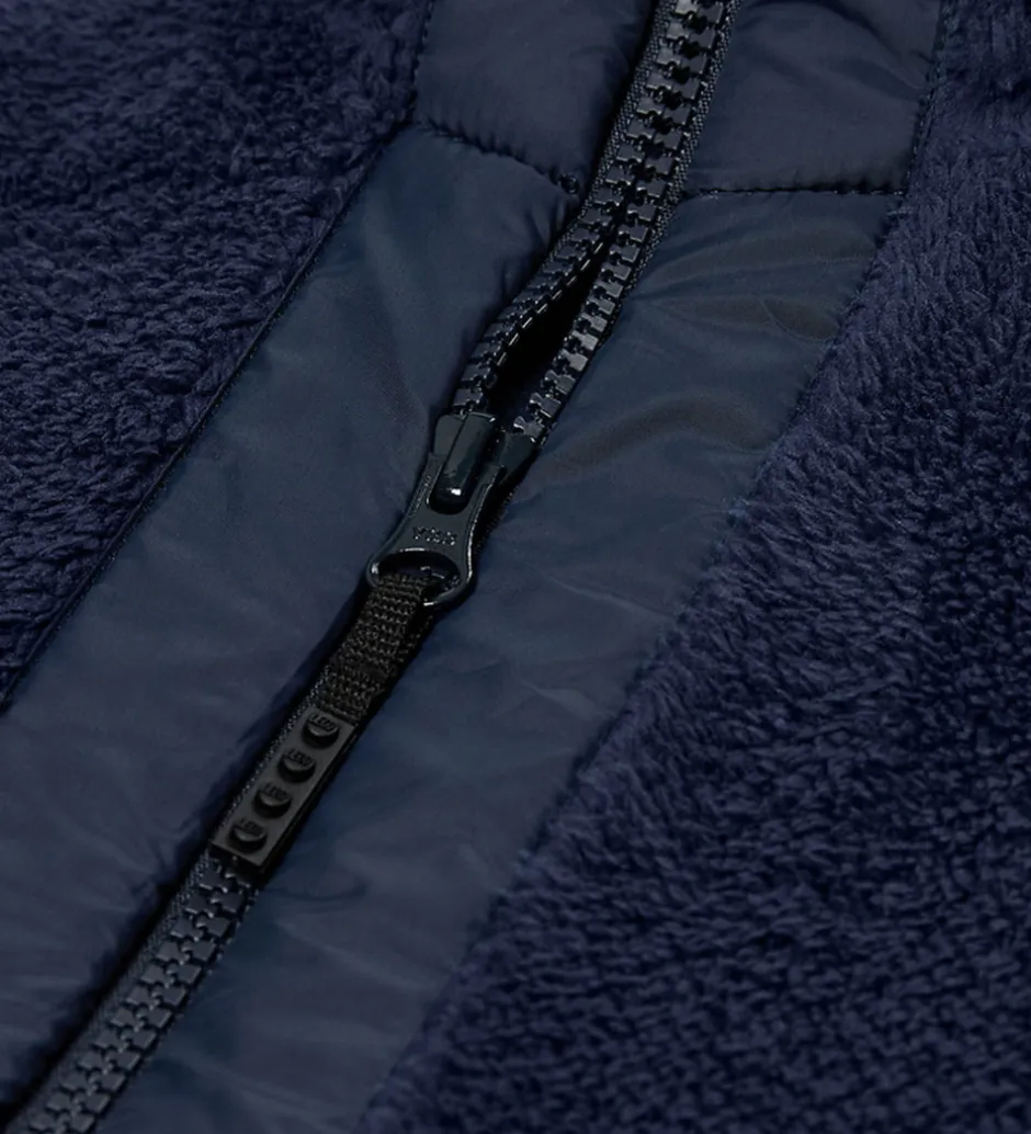 Børn LEGO® Wear Fleecejakke - Teddy - LWSaku 206 - Navy