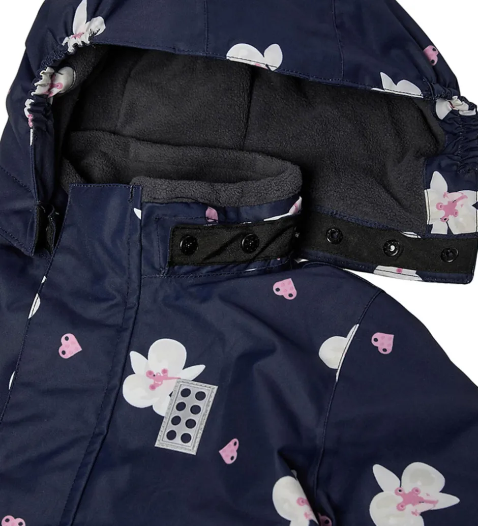 Flyverdragter*LEGO® Wear Flyverdragt - LWJaz 710 - Navy m. Blomster