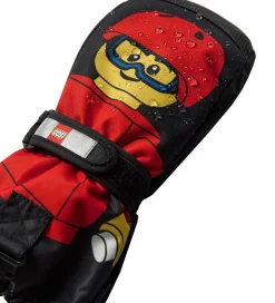 Handsker Og Luffer*LEGO® Wear Luffer - LWAgan 812 - Sort/Rød