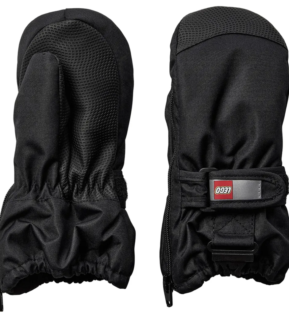 Handsker Og Luffer*LEGO® Wear Luffer m. Lynlås - LWAripo 703 - Sort