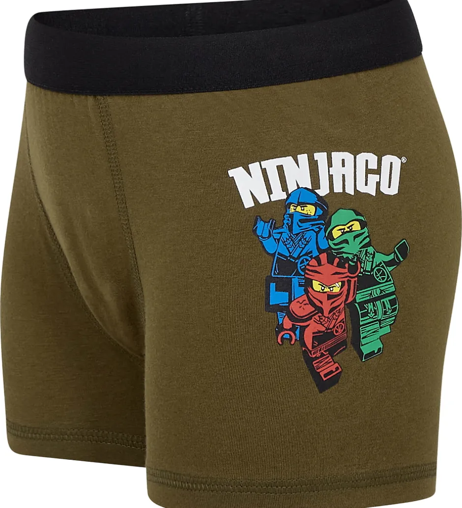 Undertøj*LEGO® Wear Ninjago Boxershorts - 3-pak - LwaGan - Blå/Rød/Grøn