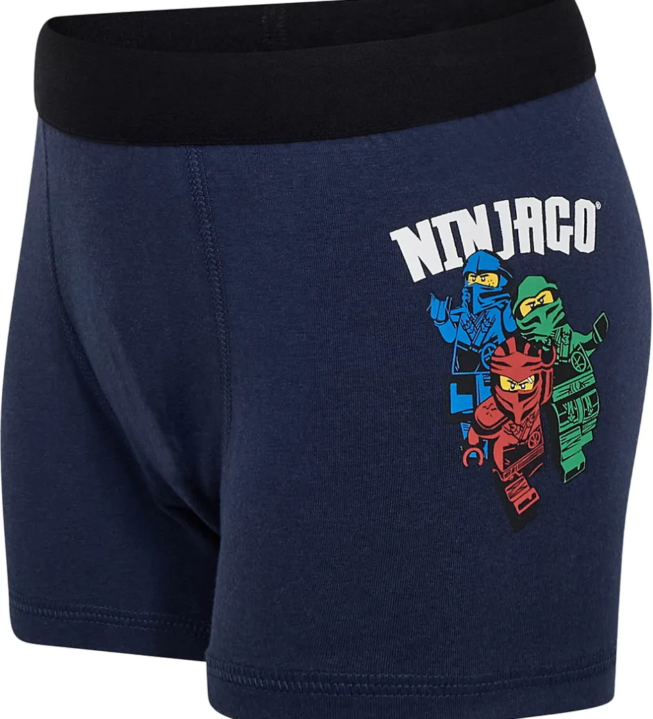 Undertøj*LEGO® Wear Ninjago Boxershorts - 3-pak - LwaGan - Blå/Rød/Grøn