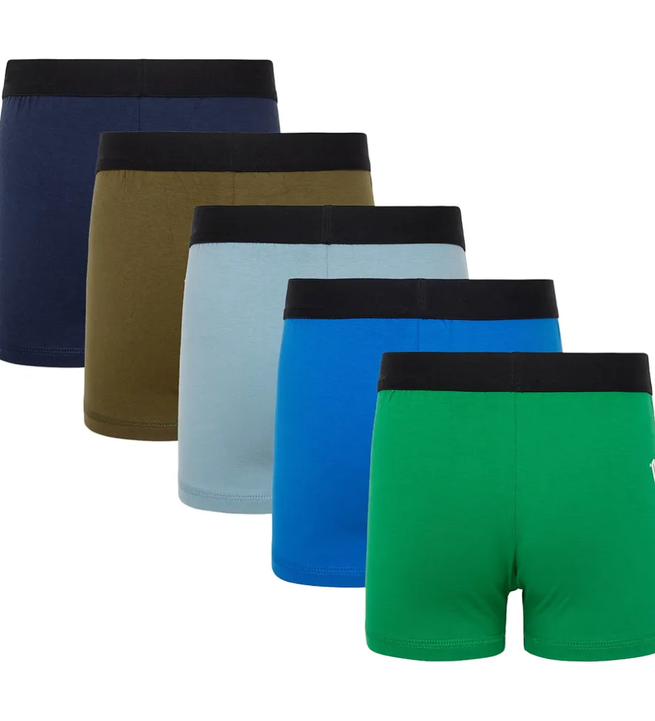 Børn LEGO® Wear Ninjago Boxershorts - 5-pak - LwAgan 608 - Blå/Brun/G