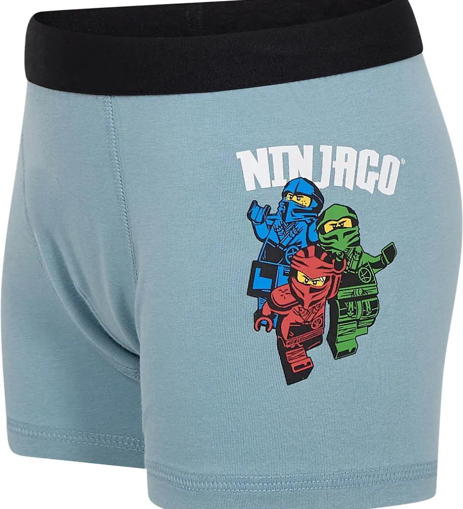 Børn LEGO® Wear Ninjago Boxershorts - 5-pak - LwAgan 608 - Blå/Brun/G