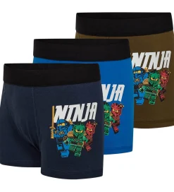 Undertøj*LEGO® Wear Ninjago Boxershorts - 3-pak - LwAgan - Blå/Grøn