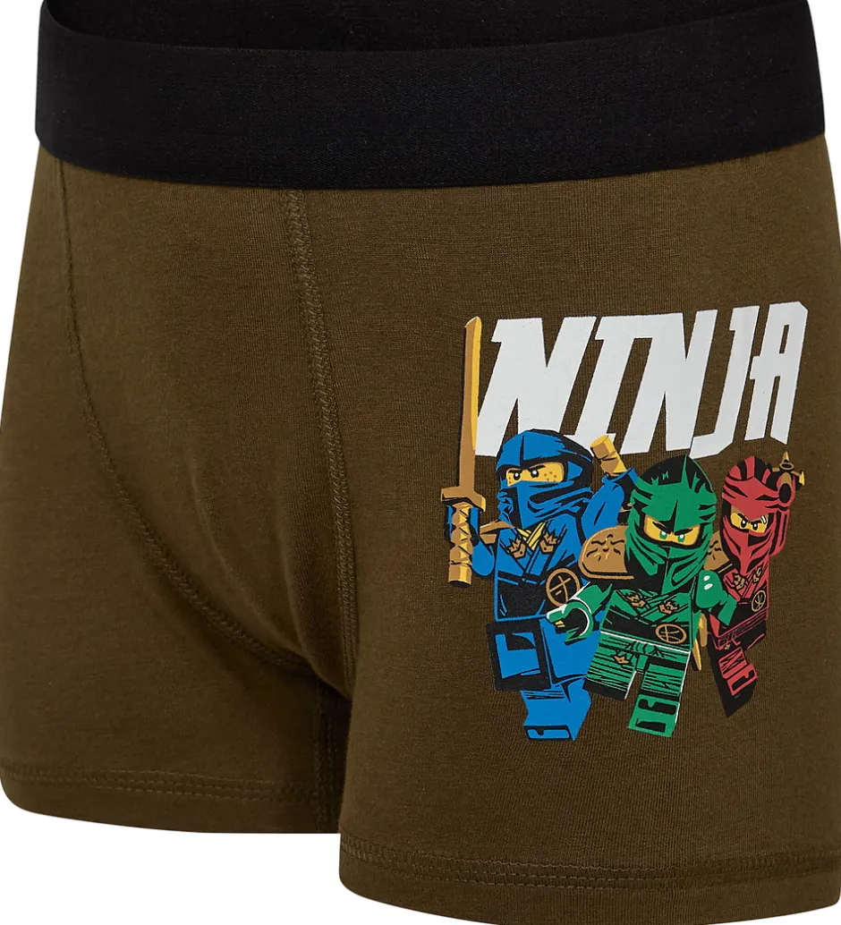 Undertøj*LEGO® Wear Ninjago Boxershorts - 3-pak - LwAgan - Blå/Grøn