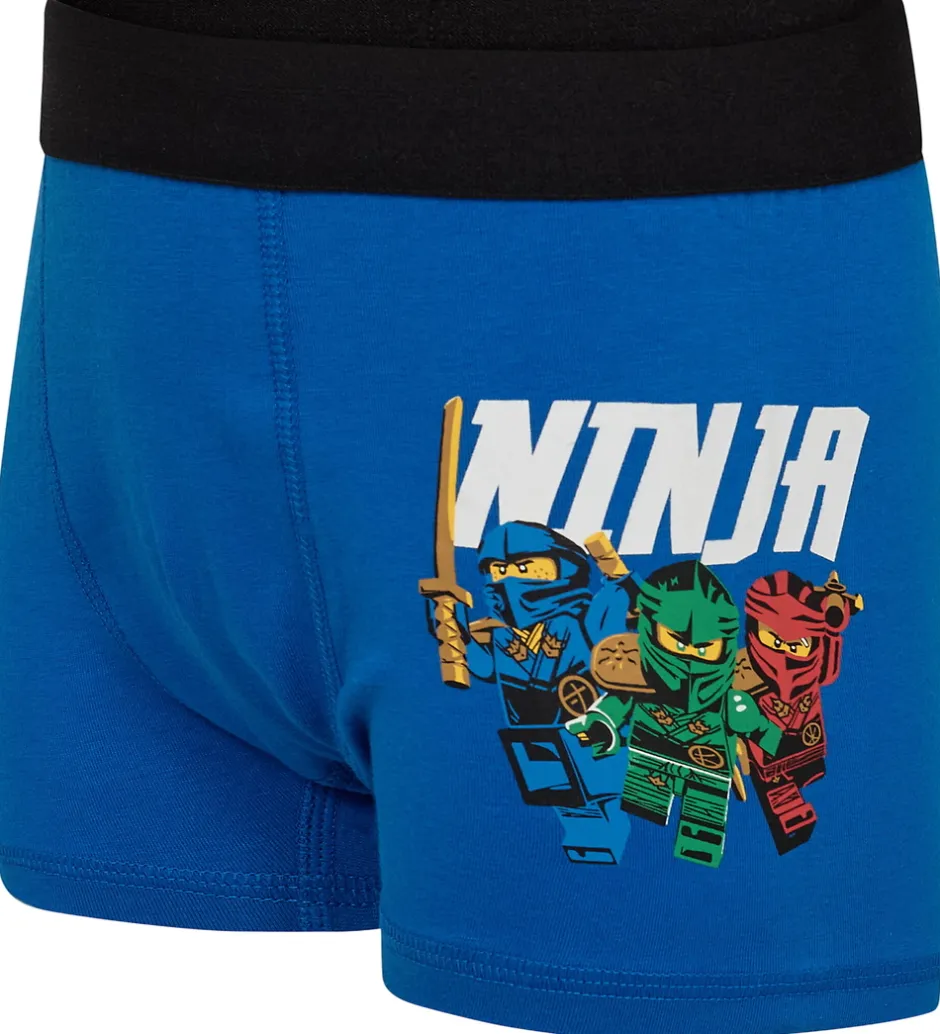 Undertøj*LEGO® Wear Ninjago Boxershorts - 3-pak - LwAgan - Blå/Grøn