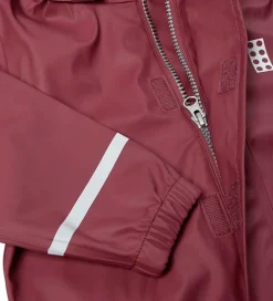 Børn LEGO® Wear Regntøj m. Seler - PU - LWJivan 200 - Mørk Rosa