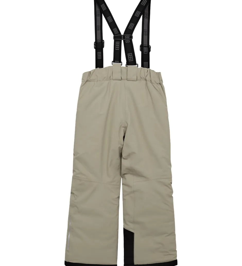 Børn LEGO® Wear Skibukser m. Seler - LWPowai 708 - Beige