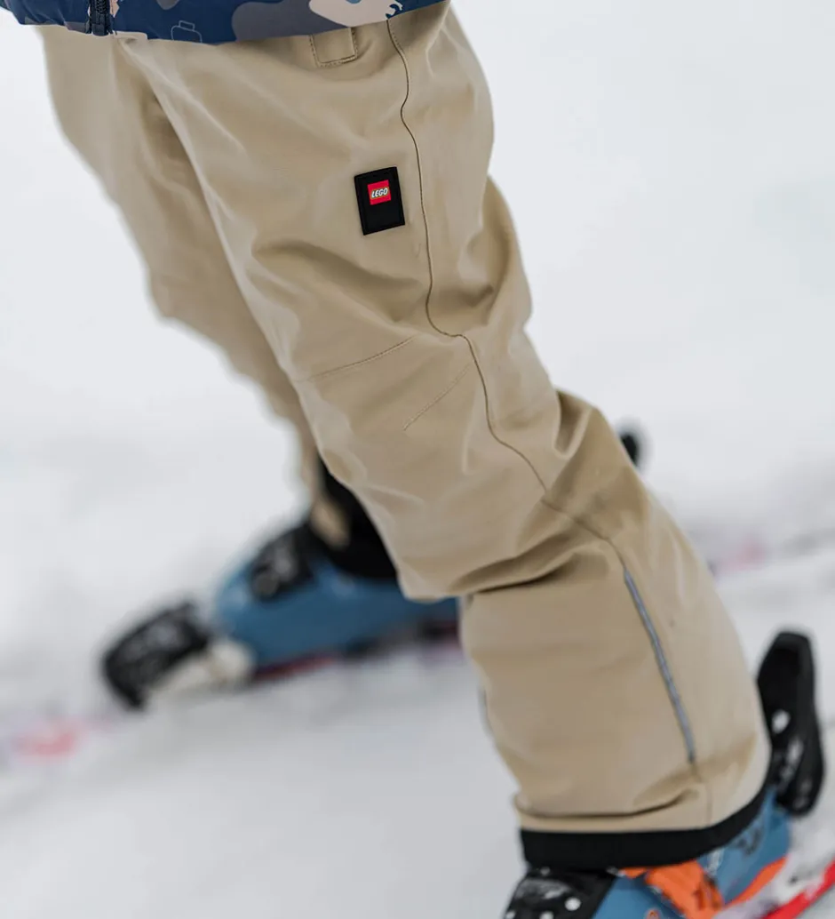 Børn LEGO® Wear Skibukser m. Seler - LWPowai 708 - Beige