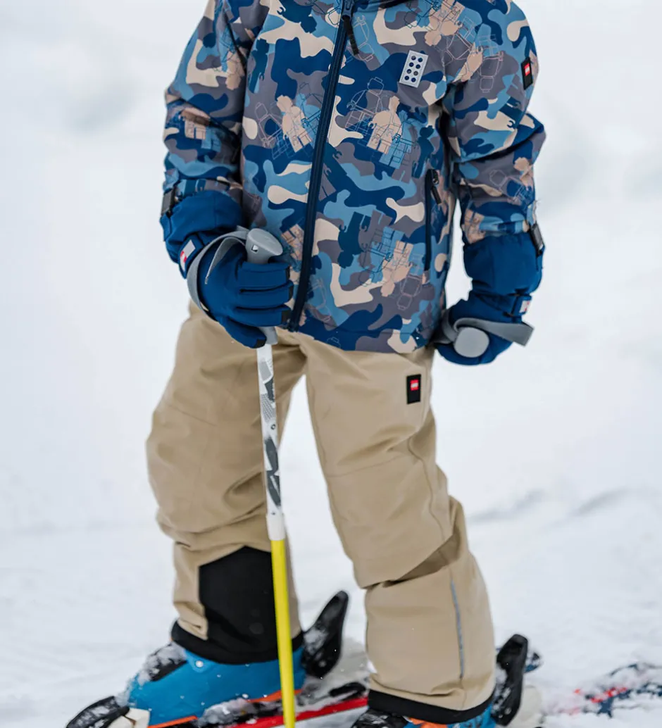 Børn LEGO® Wear Skibukser m. Seler - LWPowai 708 - Beige