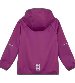 Børn LEGO® Wear Softshelljakke - LWSefrit 200 - Dark Pink