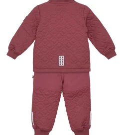 Børn LEGO® Wear Termotøj m. Fleece - Quiltet - LWSaku 612 - Mørk Rosa