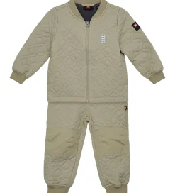 Børn LEGO® Wear Termotøj m. Fleece - Quiltet - LWSaku 612 - Grøn