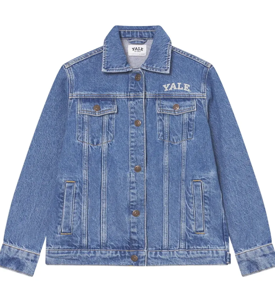 Børn Les Deux Denimjakke - Rally Yale - Medium Indigo Wash