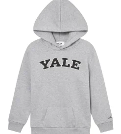 Børn Les Deux Hættetrøje - Yale - Lys Grå Meleret/Sort