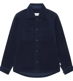 Børn Les Deux Skjorte - Fløjl - Kody - Dark Navy