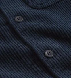 Børn Les Deux Skjorte - Fløjl - Kody - Dark Navy