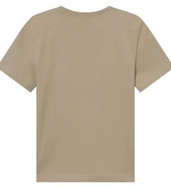 T-Shirts*Les Deux T-shirt - Brady Western - Dark Sand
