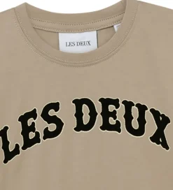 T-Shirts*Les Deux T-shirt - Brady Western - Dark Sand