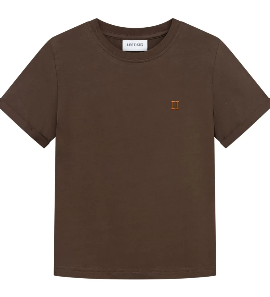 Børn Les Deux T-shirt - Norregaard - Slate Brown
