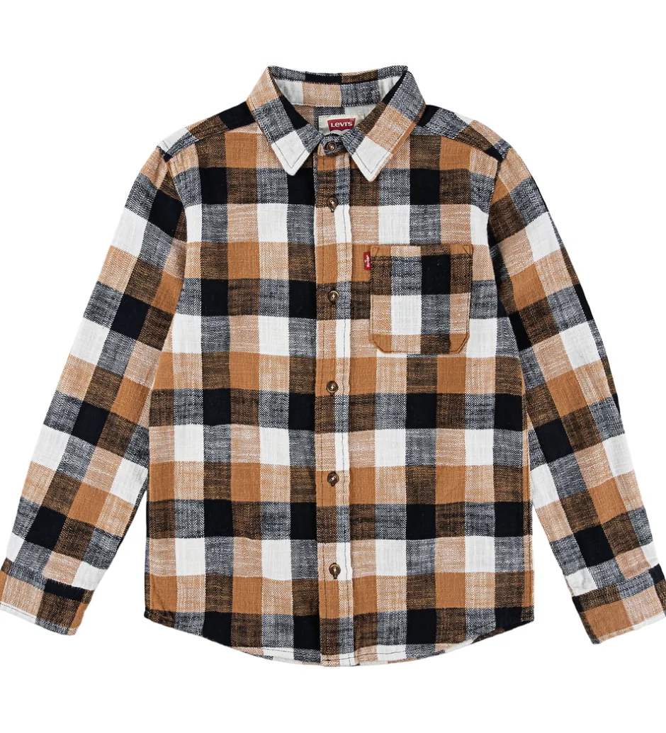 Skjorter|Konfirmationstøj*Levis Skjorte - Buffalo Check - Jet Black